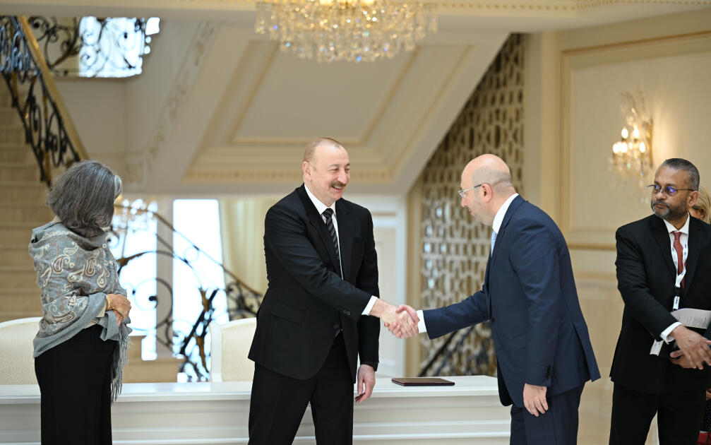 Президент Ильхам Алиев принял исполнительного директора Программы ООН по населенным пунктам