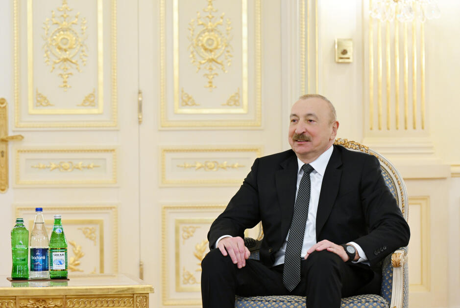 Prezident İlham Əliyev Serbiya Prezidenti ilə görüşüb