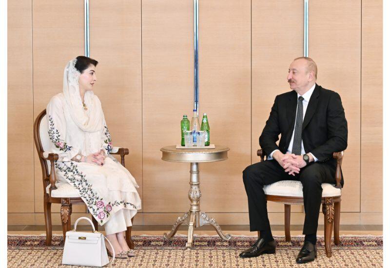 Prezident İlham Əliyev Pakistanın Pəncab əyalətinin Baş nazirini qəbul edib