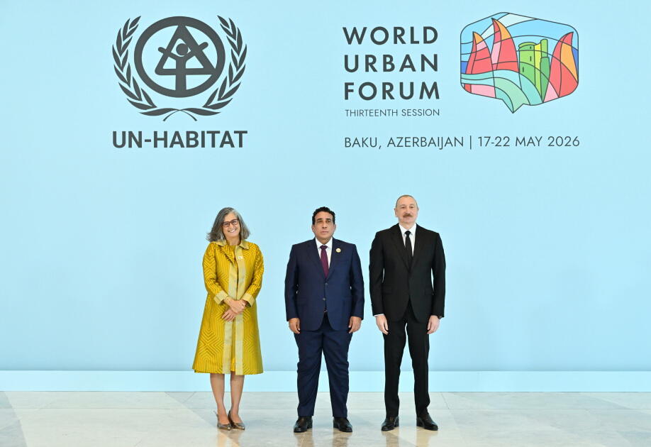 Prezident İlham Əliyev və Birinci xanım Mehriban Əliyeva Ümumdünya Şəhərsalma Forumunun 13-cü Sessiyasının açılış mərasimində iştirak ediblər