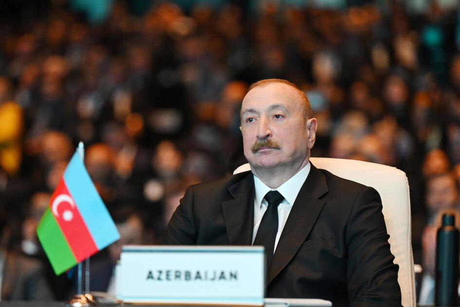 Prezident İlham Əliyev və Birinci xanım Mehriban Əliyeva Ümumdünya Şəhərsalma Forumunun 13-cü Sessiyasının açılış mərasimində iştirak ediblər