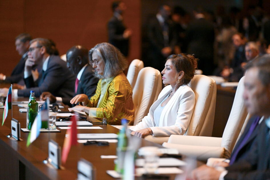 Prezident İlham Əliyev və Birinci xanım Mehriban Əliyeva Ümumdünya Şəhərsalma Forumunun 13-cü Sessiyasının açılış mərasimində iştirak ediblər