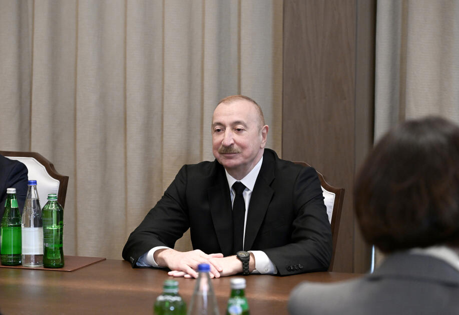 Президент Ильхам Алиев встретился с Премьер-министром Грузии