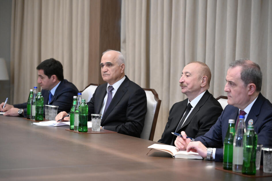 Prezident İlham Əliyev Çin Dövlət Şurasının Baş nazirinin müavinini qəbul edib