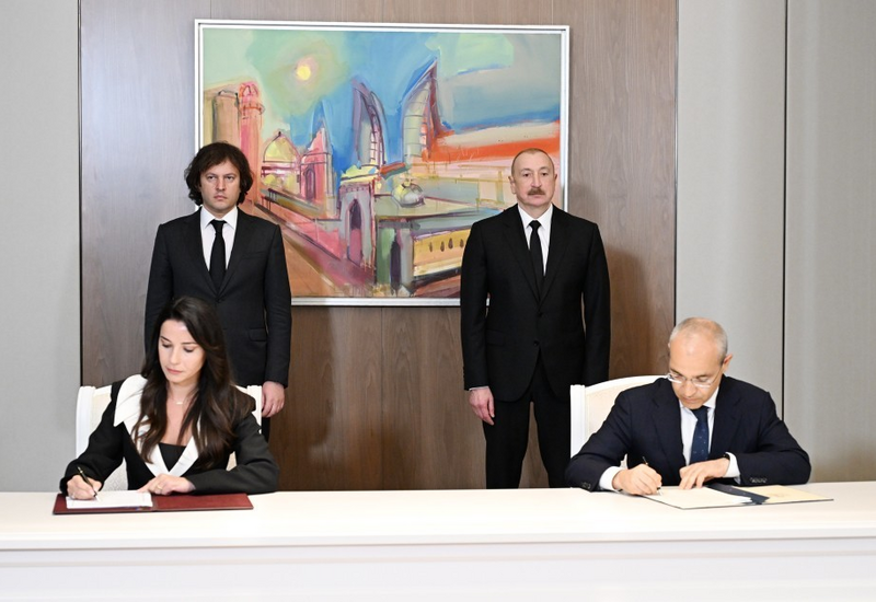 Azərbaycan və Gürcüstan arasında enerji və nəqliyyat sahəsində sənədlər imzalanıb