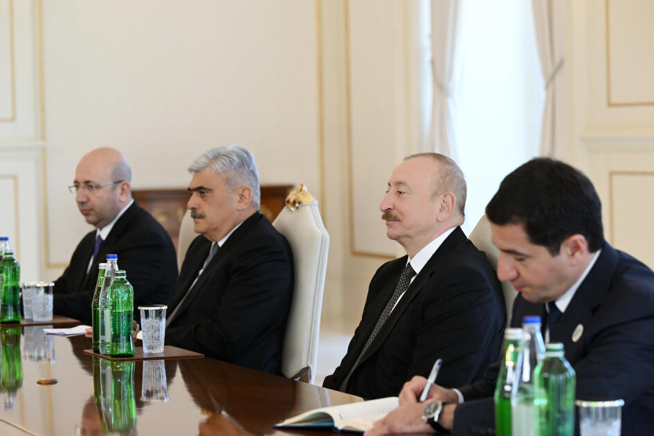 Prezident İlham Əliyev Belarus Milli Assambleyası Nümayəndələr Palatasının sədrini qəbul edib