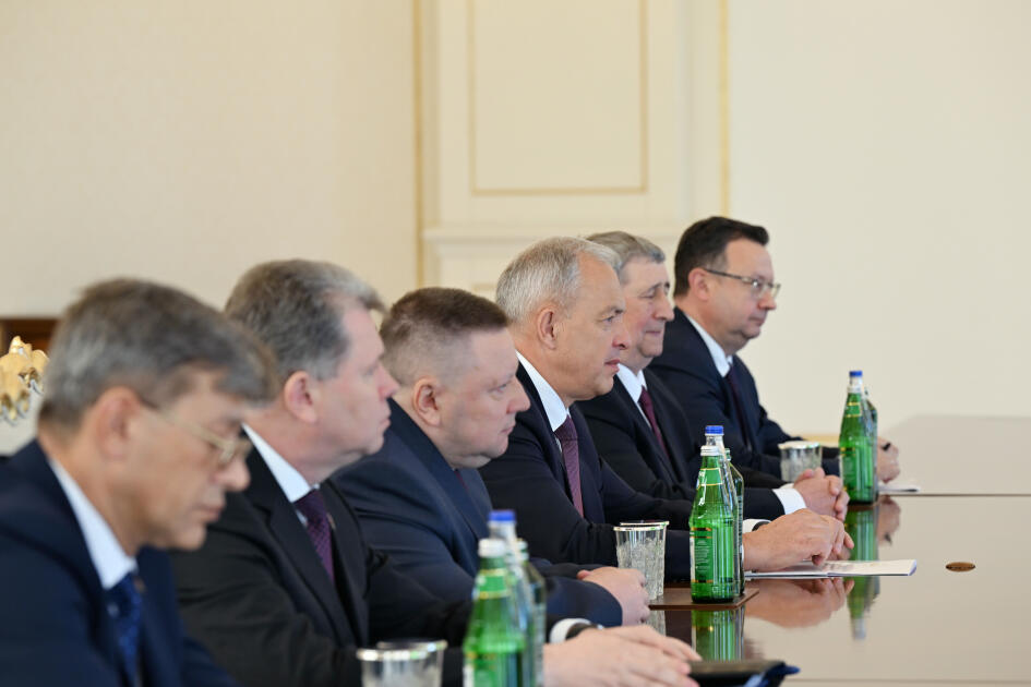 Prezident İlham Əliyev Belarus Milli Assambleyası Nümayəndələr Palatasının sədrini qəbul edib