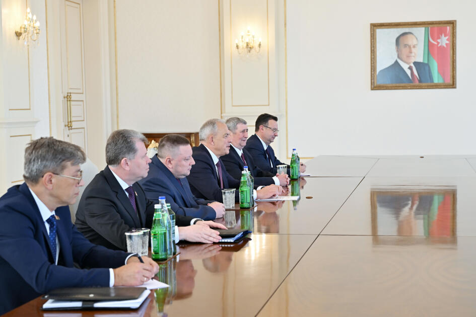 Prezident İlham Əliyev Belarus Milli Assambleyası Nümayəndələr Palatasının sədrini qəbul edib