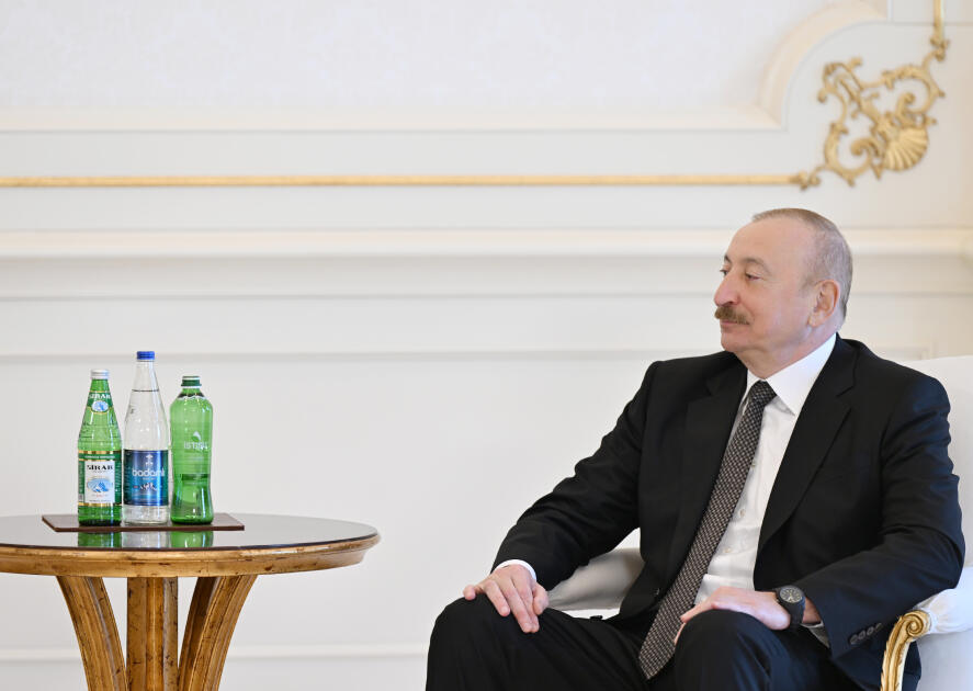 Prezident İlham Əliyev Mavriki Prezidenti ilə görüşüb