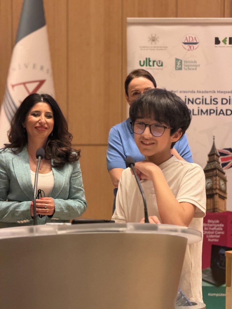 ADA Universitetində VIII Respublika İngilis Dili Olimpiadasının Qalibləri Mükafatlandırılıb