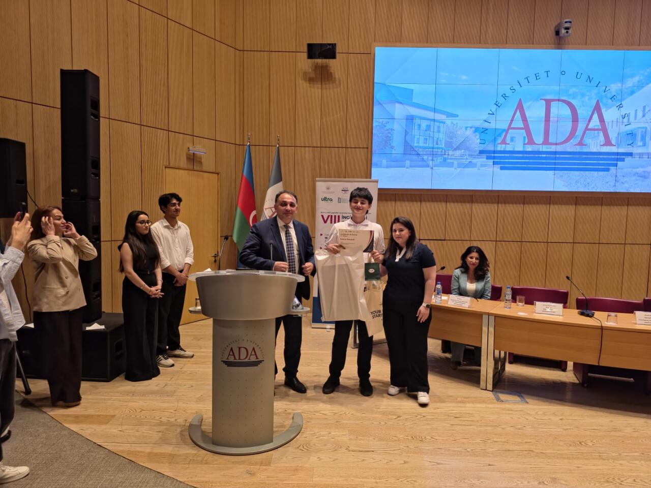 ADA Universitetində VIII Respublika İngilis Dili Olimpiadasının Qalibləri Mükafatlandırılıb