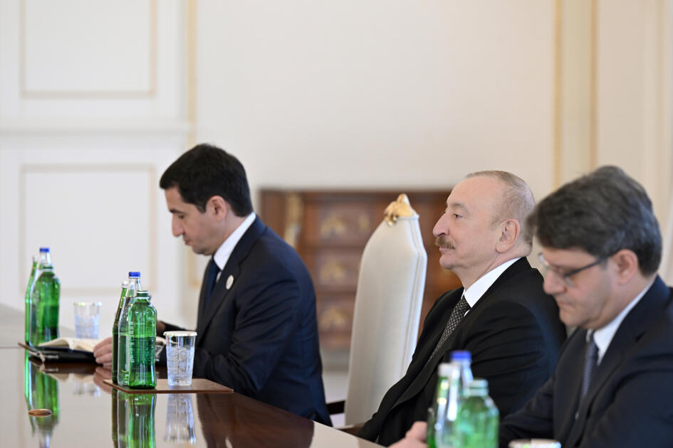 Prezident İlham Əliyev Slovakiya Baş nazirinin müavinini qəbul edib