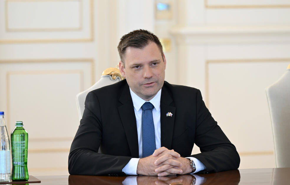 Prezident İlham Əliyev Slovakiya Baş nazirinin müavinini qəbul edib
