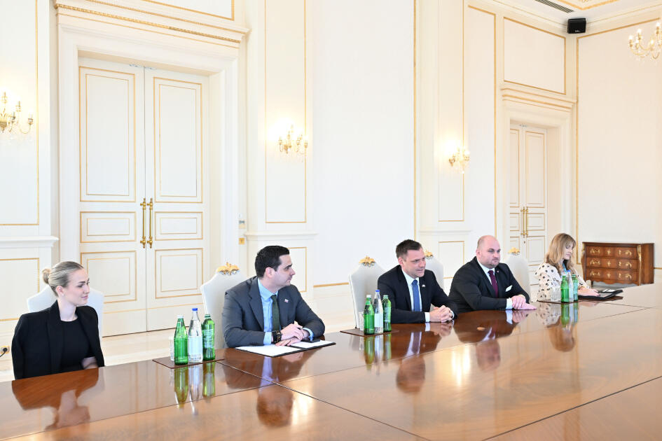 Prezident İlham Əliyev Slovakiya Baş nazirinin müavinini qəbul edib