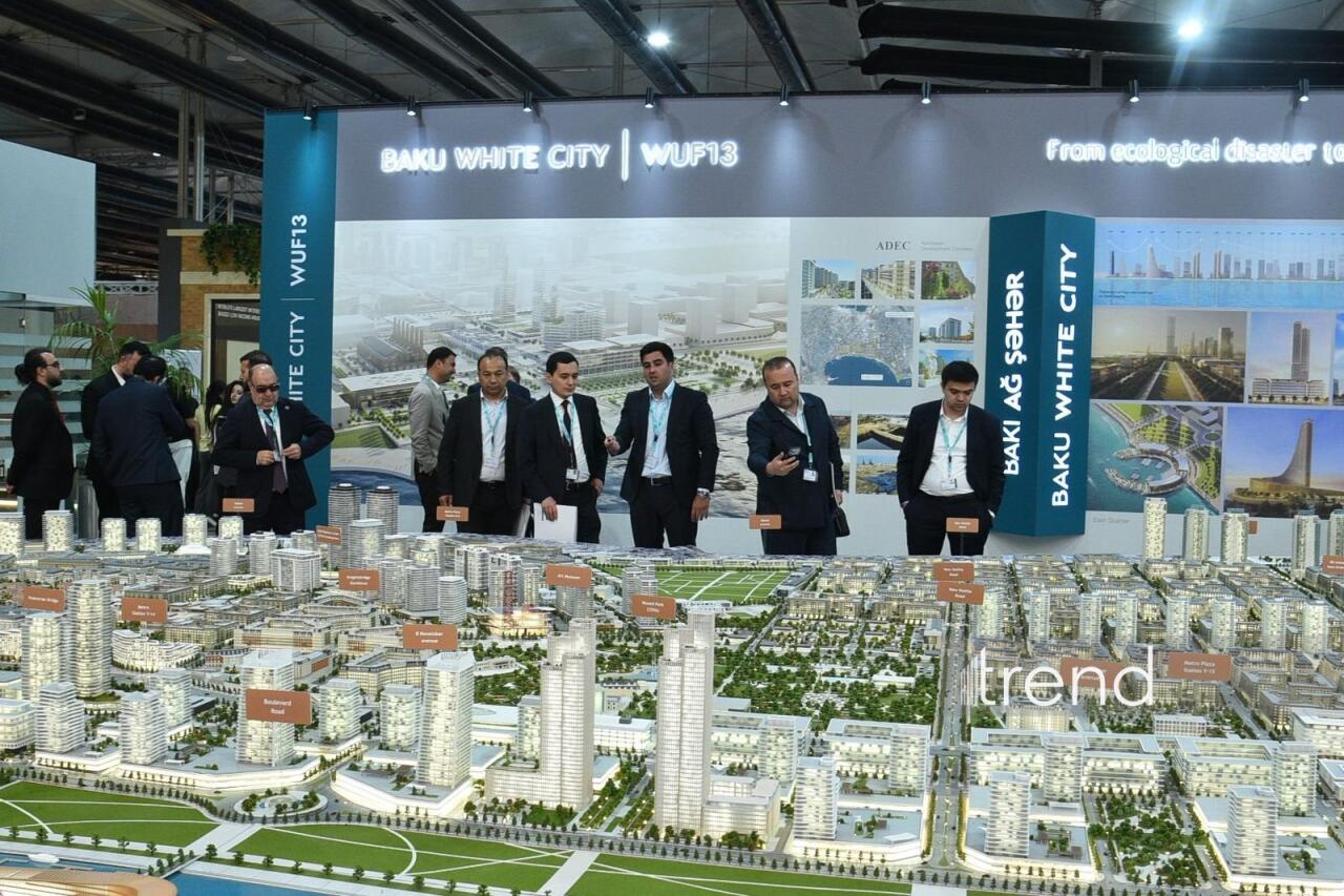 Павильон Baku White City на WUF13 находится в центре внимания иностранных гостей