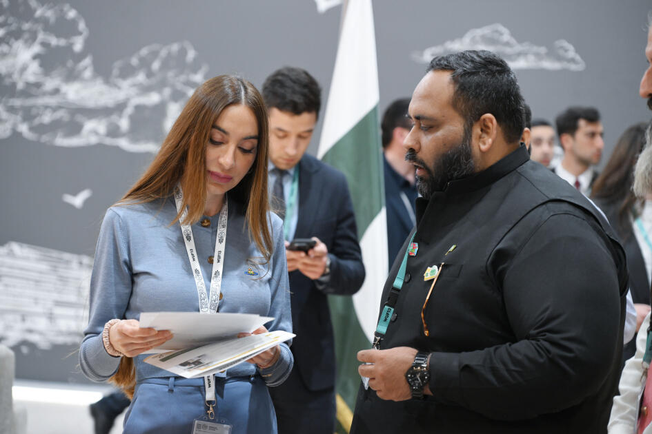 Лейла Алиева и Арзу Алиева ознакомились с выставкой Urban Expo