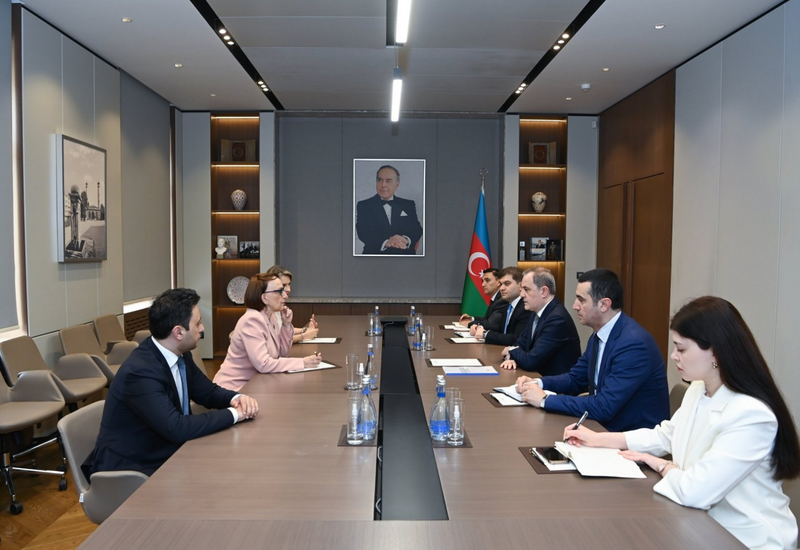 Ceyhun Bayramov BMT rəsmisi ilə Yaxın Şərqdəki vəziyyətin qlobal iqtisadiyyata təsirlərini müzakirə edib