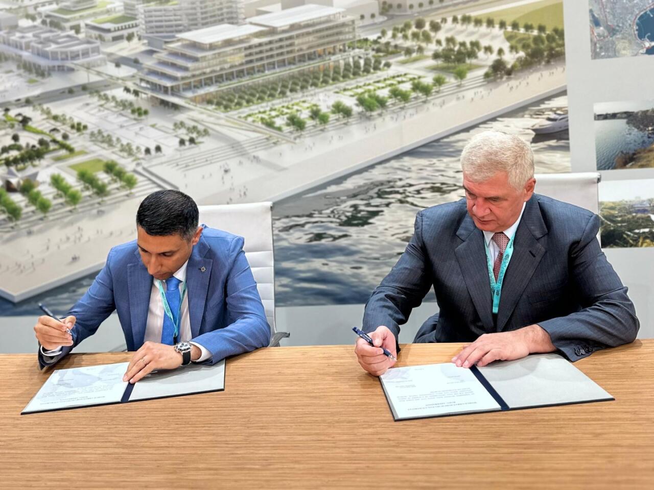 "Baku White City" və "Pasha Development" arasında Sahilyanı kvartalın inkişafına dair saziş imzalanıb