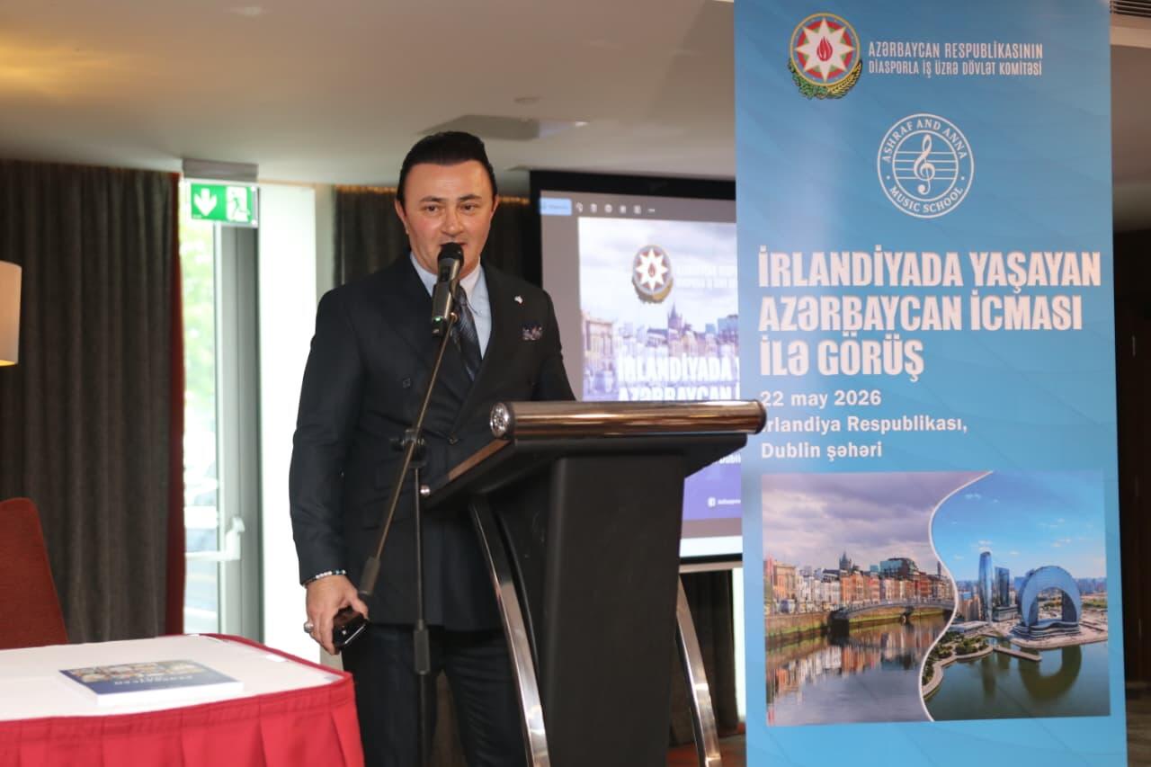 Azərbaycan diasporu Dublində ilk dəfə geniş icma toplantısında bir araya gəlib