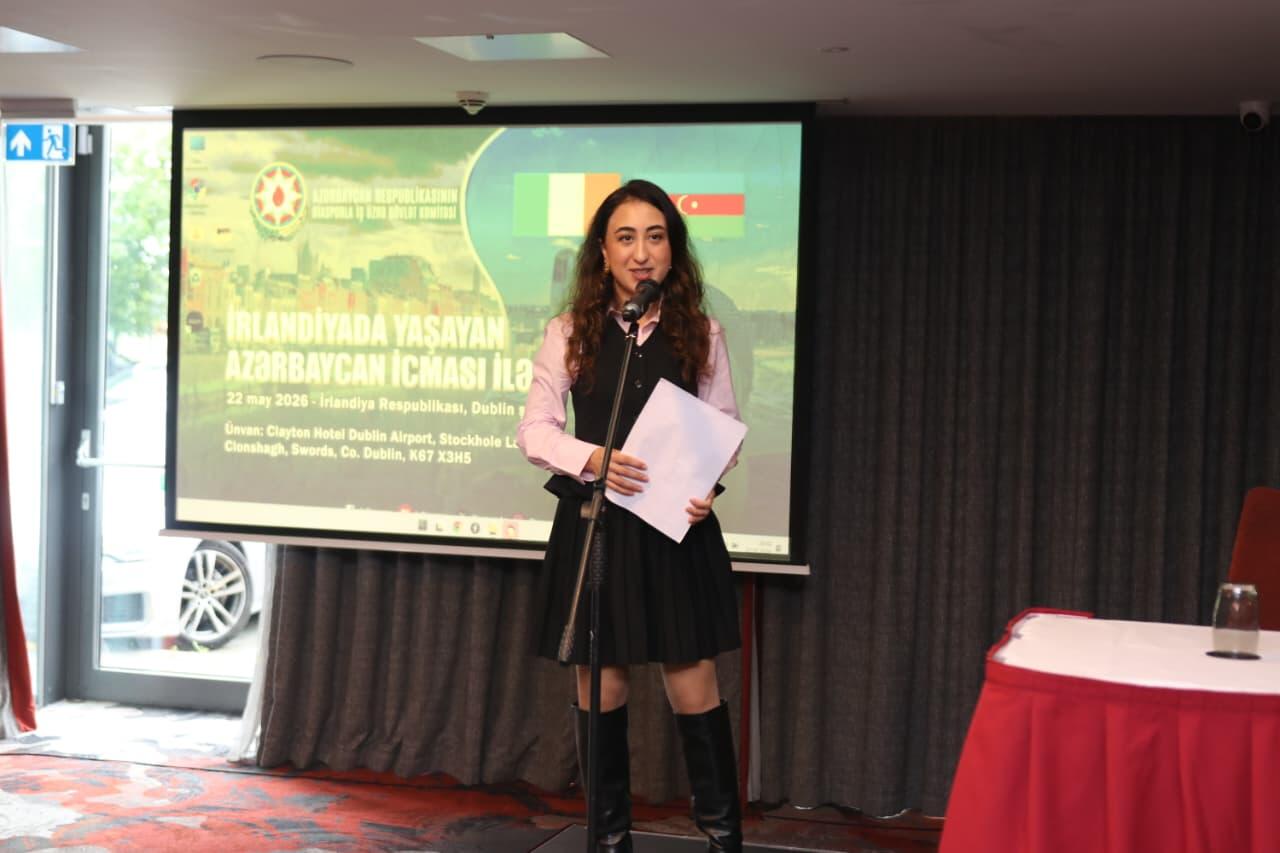 Azərbaycan diasporu Dublində ilk dəfə geniş icma toplantısında bir araya gəlib