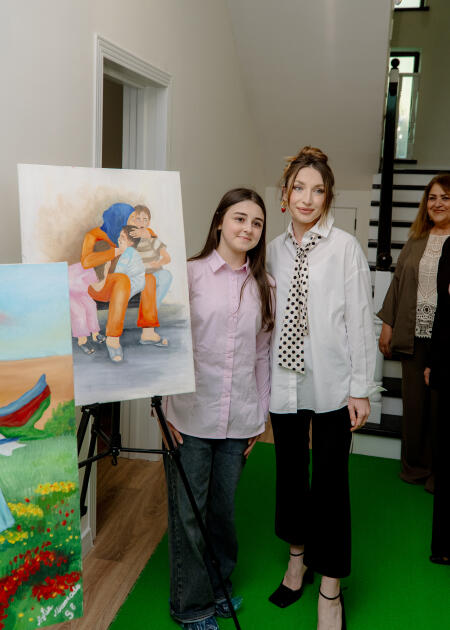 Leyla Əliyeva və Alona Əliyeva Sosial Reabilitasiya Mərkəzini ziyarət ediblər