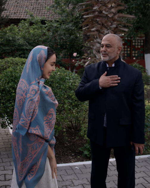 Leyla Əliyeva Masallıda Cümə məscidini ziyarət edib