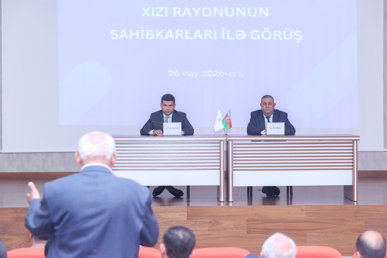 Xızı rayonunda sahibkarlarla görüş keçirilib