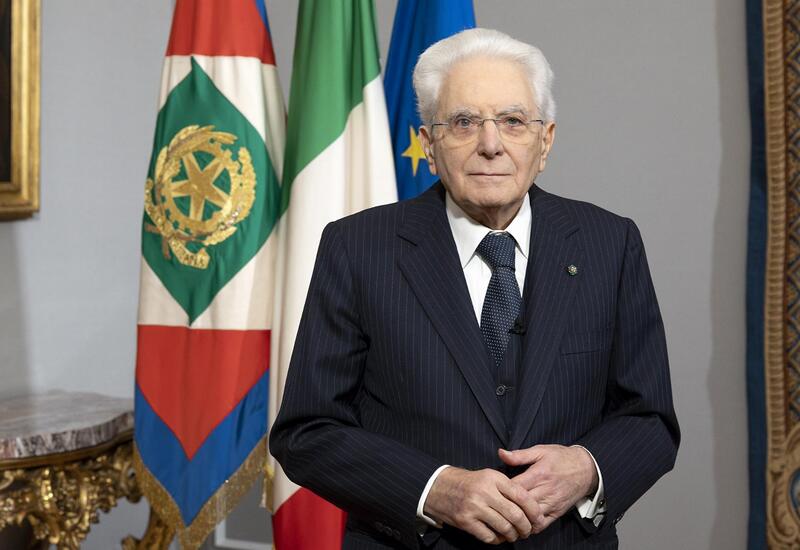 Sercio Mattarella Prezident İlham Əliyevi təbrik edib