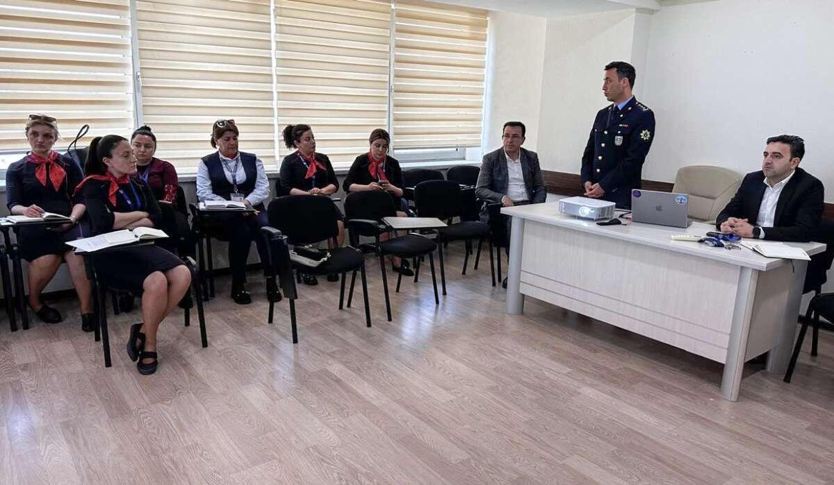 Сотрудники поезда Баку–Тбилиси–Баку прошли спецподготовку