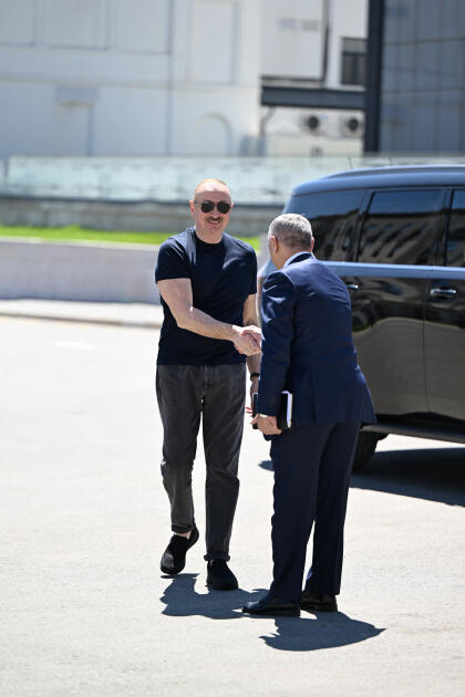Президент Ильхам Алиев принял участие в открытии капитально реконструированного Культурного центра в Ханкенди