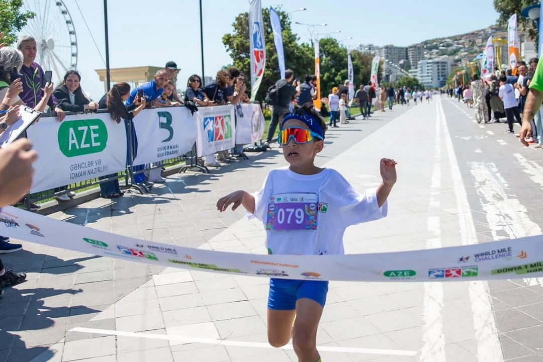 В Баку прошел детский спортивный фестиваль по легкой атлетике KidsRunFest