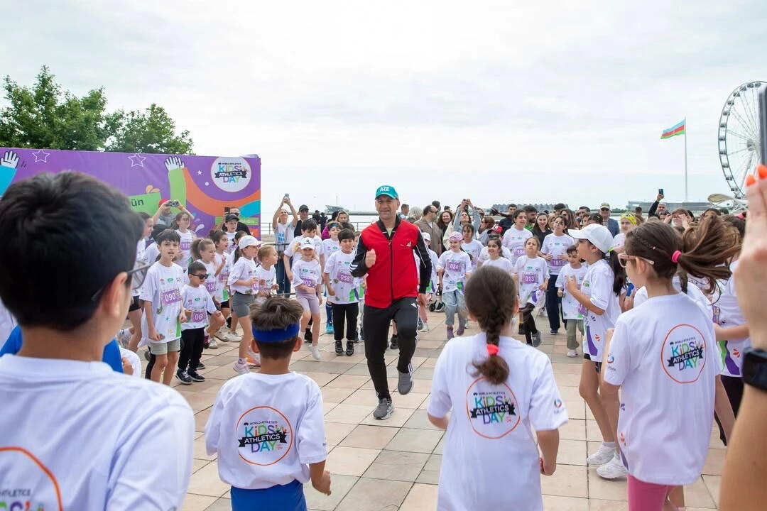 В Баку прошел детский спортивный фестиваль по легкой атлетике KidsRunFest