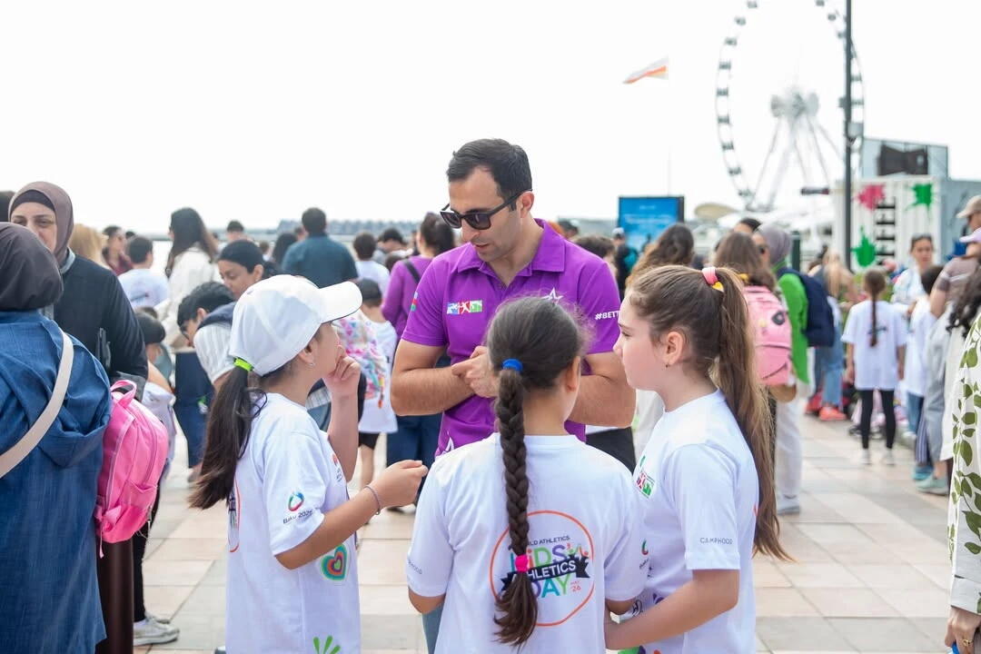 В Баку прошел детский спортивный фестиваль по легкой атлетике KidsRunFest