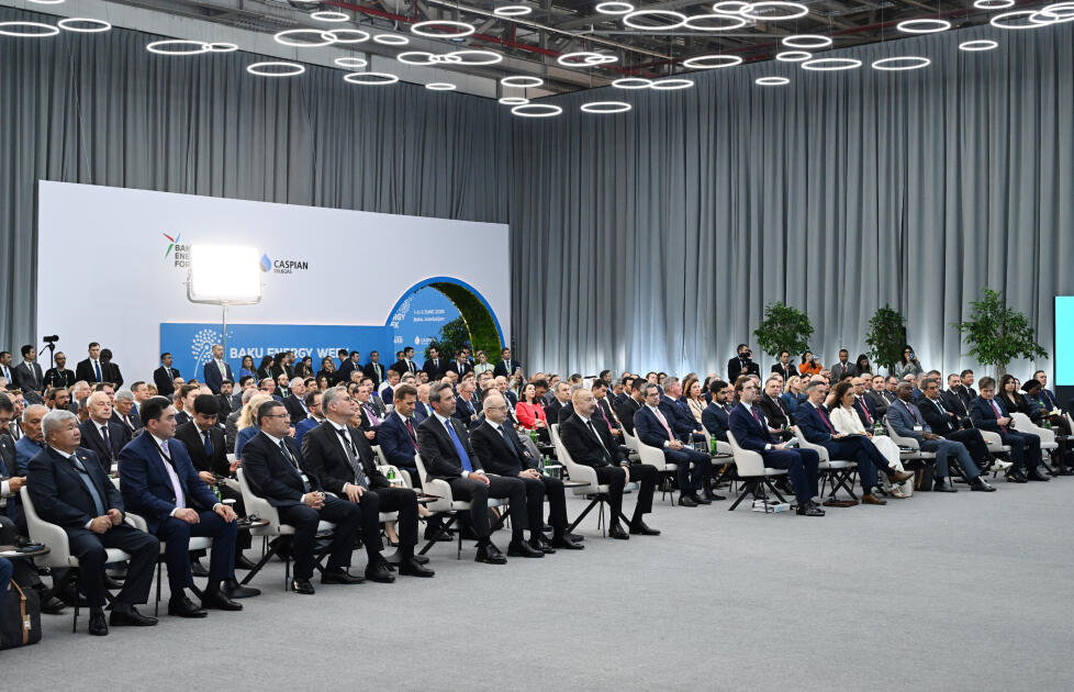 Prezident İlham Əliyev 31-ci “Baku Energy Forum”un rəsmi açılış mərasimində iştirak edib