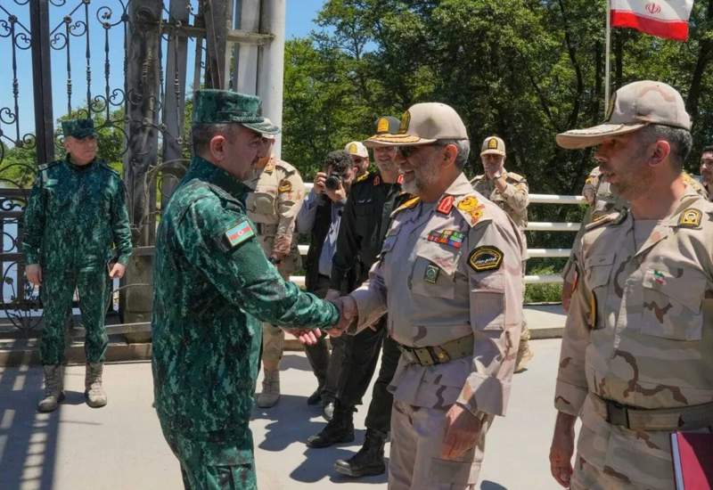 Azərbaycan və İran sərhədində generallar görüşdü