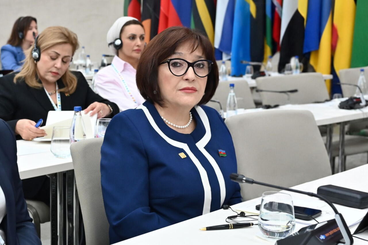 Сахиба Гафарова выступила на конференции женщин-парламентариев МПС