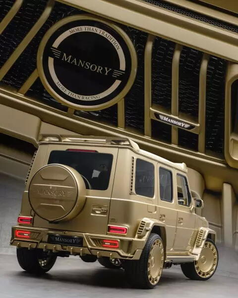 Mansory выпустил золотой Mercedes G-Class с мощным мотором
