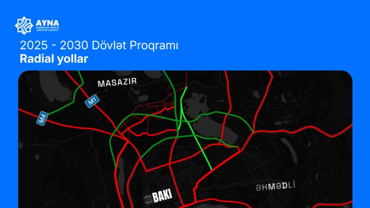 Bakı-Sumqayıt yoluna alternativ marşrut yaradılır