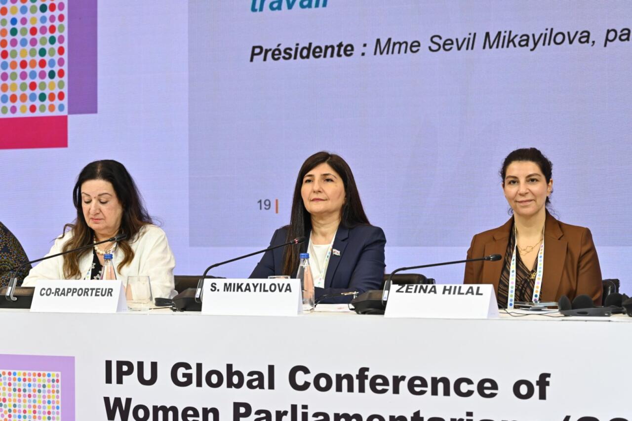Севиль Микаилова на площадке IPU в Белграде: дискриминационные законы в мире закрепляют стереотипы о роли женщин в обществе
