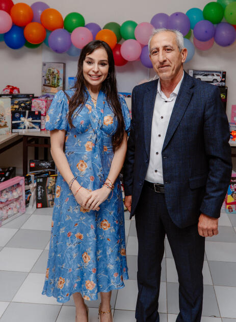 Leyla Əliyeva və Arzu Əliyeva 11 nömrəli inteqrasiya təlimli internat tipli ümumtəhsil məktəbində olublar