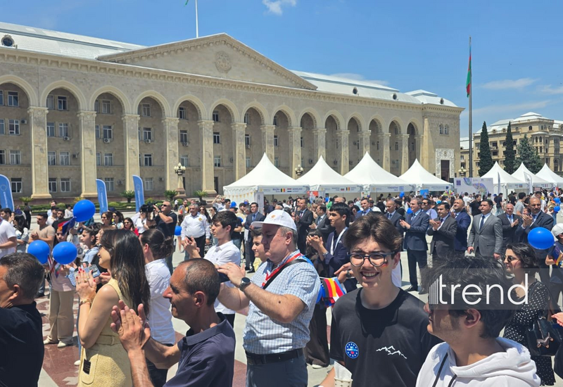 Церемония открытия «EuroVillage» в Гяндже