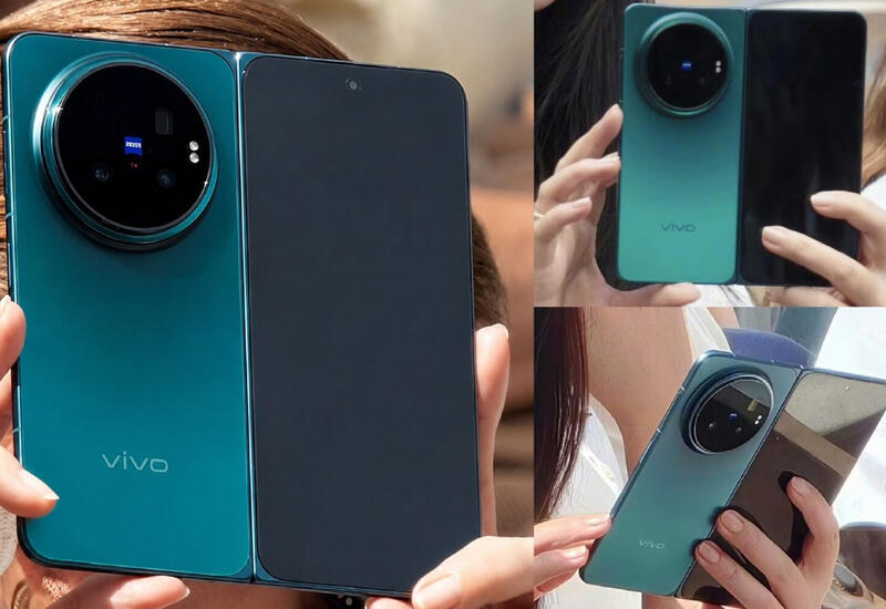 В сеть слили фотографии нового складного смартфона Vivo