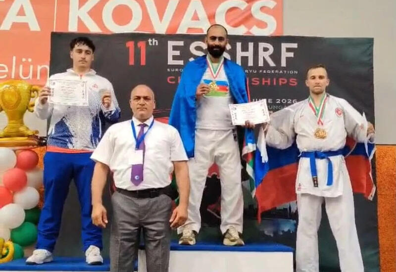 Азербайджанские каратисты завоевали восемь медалей на чемпионате Европы