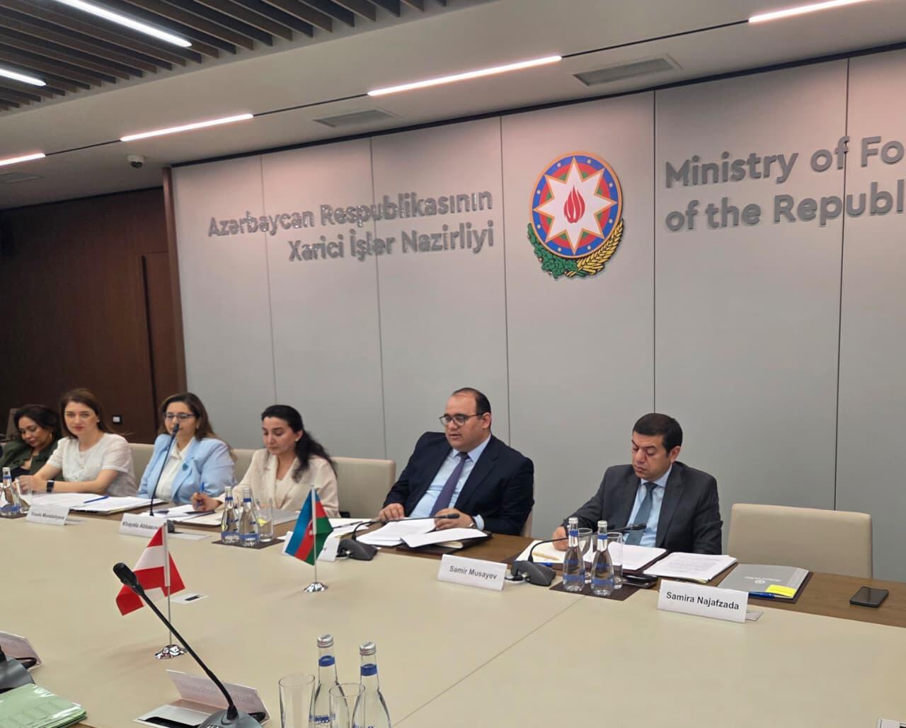 Azərbaycanla Avstriya arasında ilk konsulluq məsləhətləşmələri keçirilib