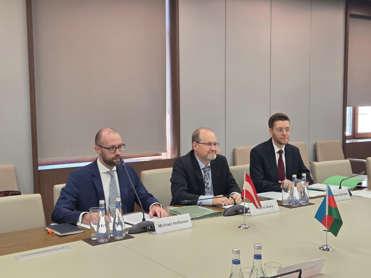 Azərbaycanla Avstriya arasında ilk konsulluq məsləhətləşmələri keçirilib