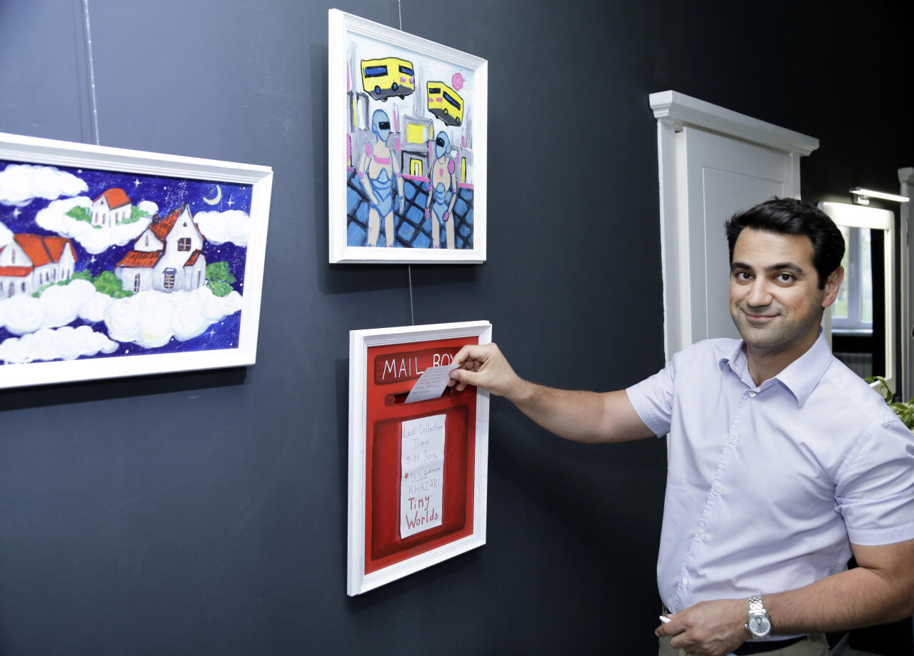 В Leyla Khazari Art Gallery состоялось открытие групповой выставки юных художников Tiny Worlds