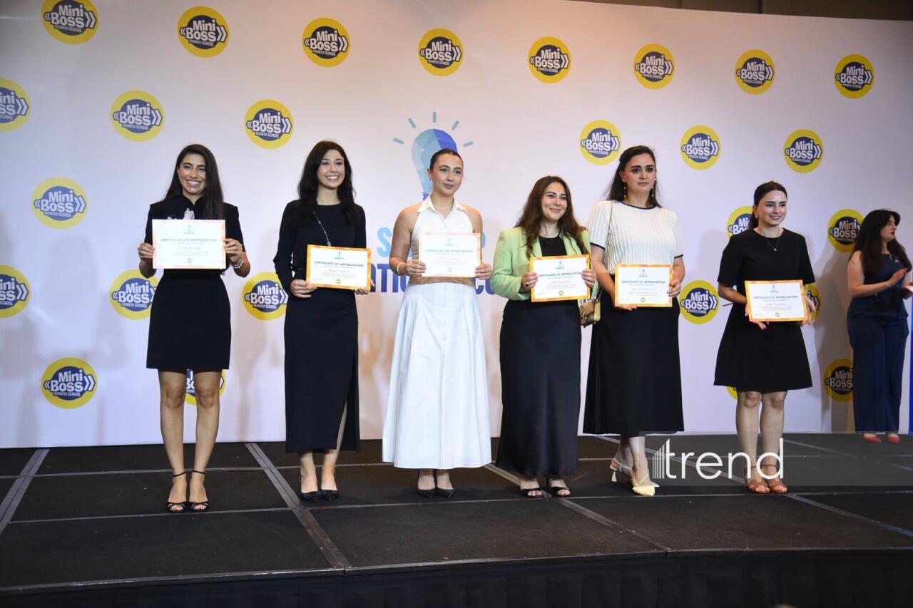 MiniBoss Business School Baku провел VI Национальный чемпионат по стартапам - определены лучшие проекты юных предпринимателей