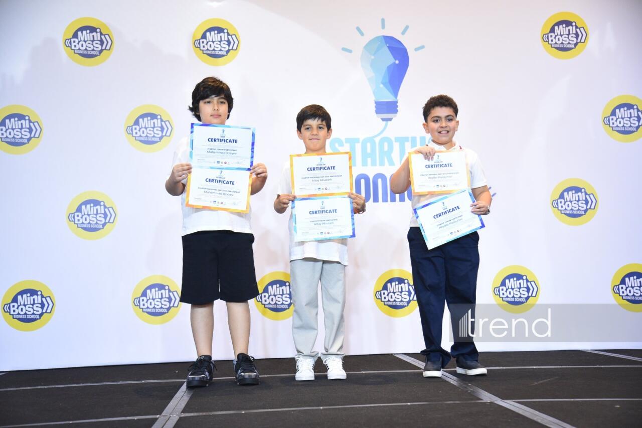 MiniBoss Business School Baku провел VI Национальный чемпионат по стартапам - определены лучшие проекты юных предпринимателей
