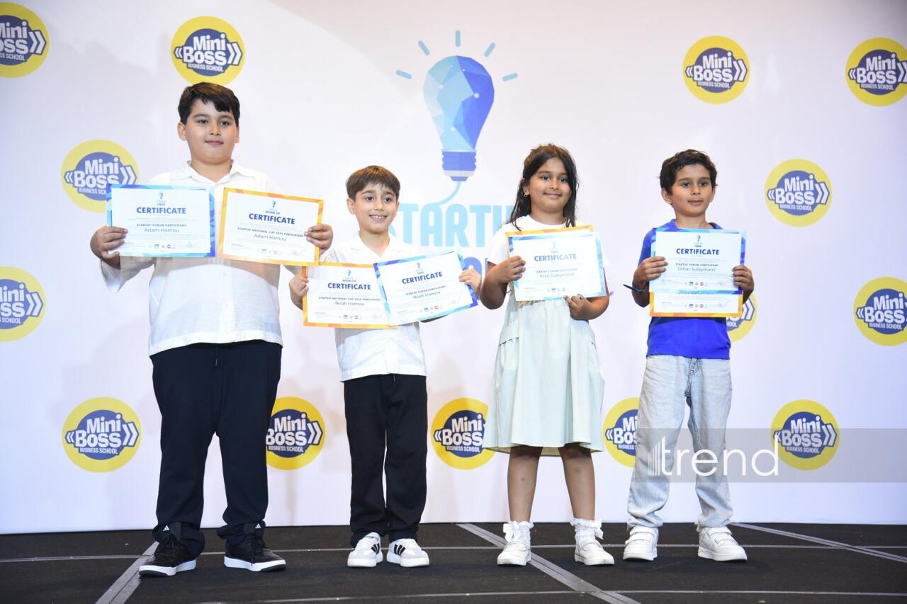 MiniBoss Business School Baku провел VI Национальный чемпионат по стартапам - определены лучшие проекты юных предпринимателей