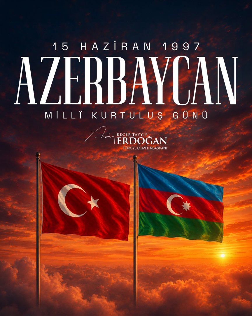 Ərdoğan Azərbaycan xalqını təbrik edib